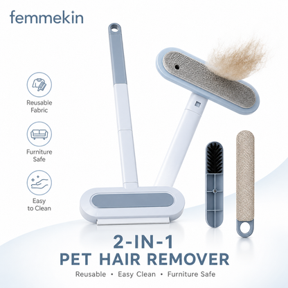 Upgraded Reusable Pet Hair Remover Brush