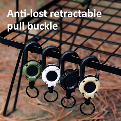 Retractable Carabiner Keychain