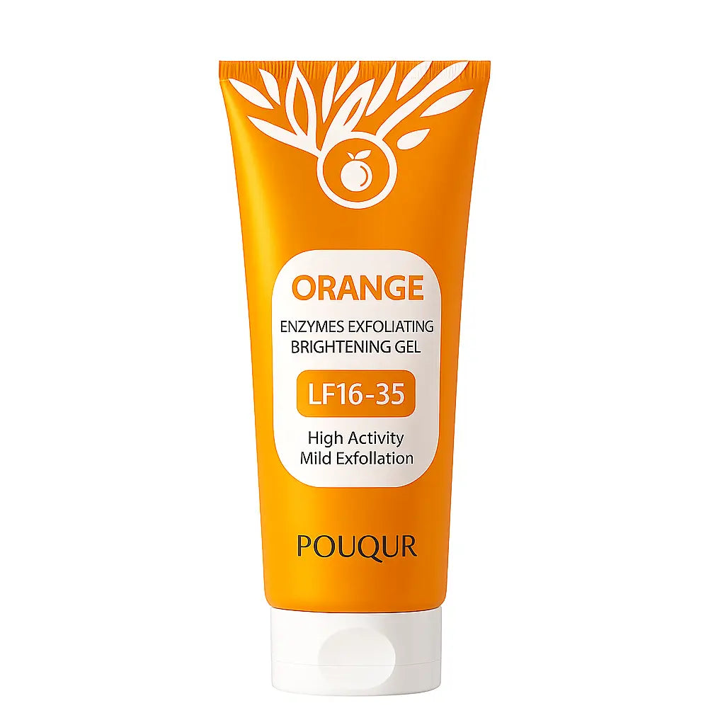 Orange Exfoliating Gel Moisturizer Face Body Scrub