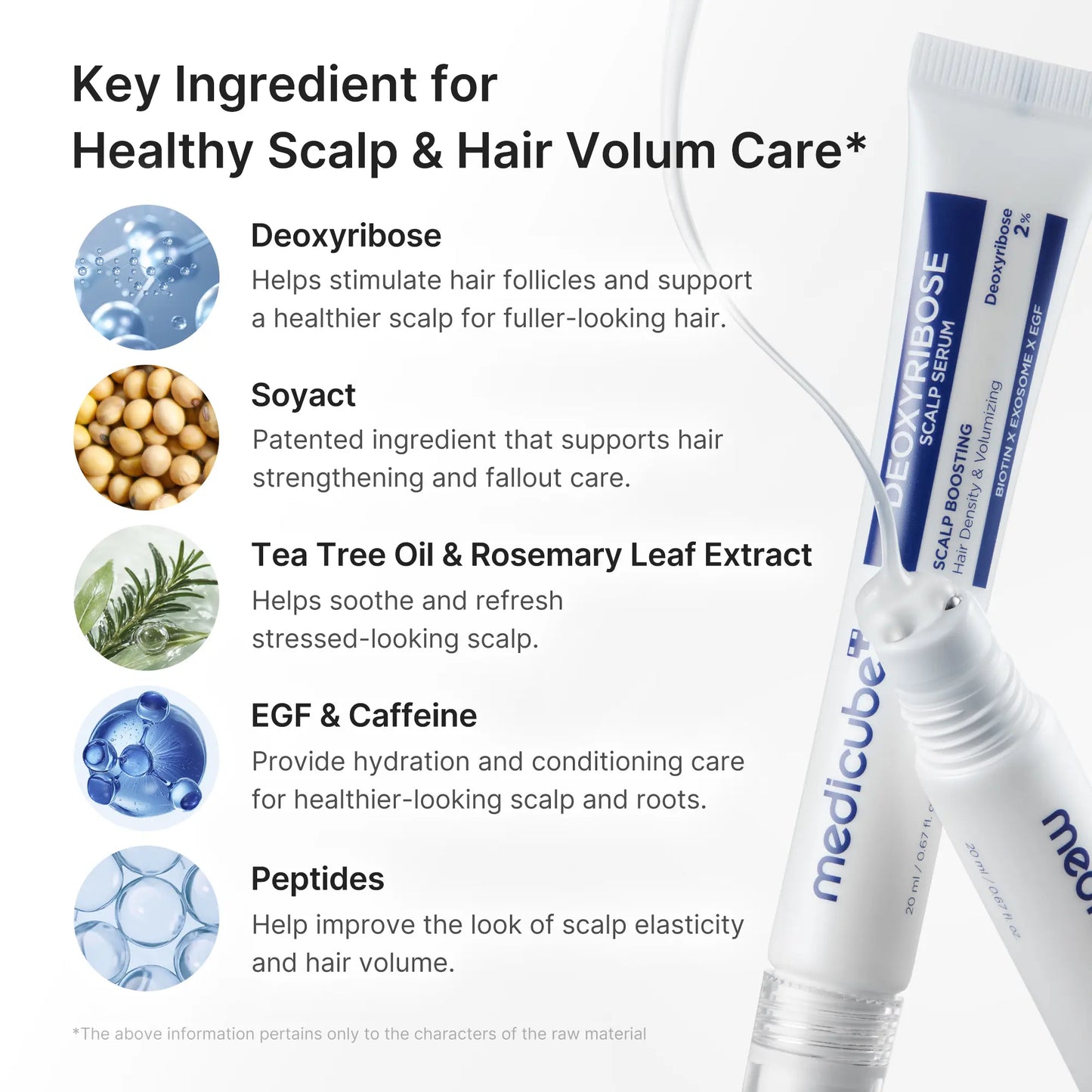 [NEW] [medicube] Deoxyribose Scalp Serum | For Fuller-Looking Hair & Scalp Strengthening Roll-On Serum | Deoxyribose, Rosemary, EGF, Caffeine for Fine, Thin Hair | Korean Hair Care, K-Beauty