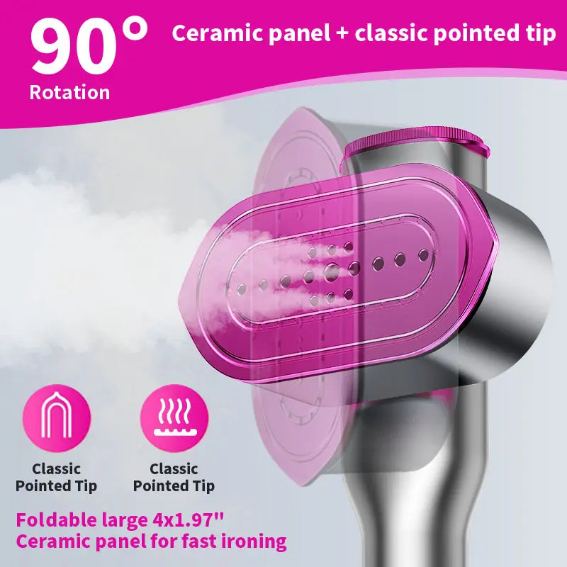 Dr.Flash Portable Garment Steamer - Fast Heating & LED Display