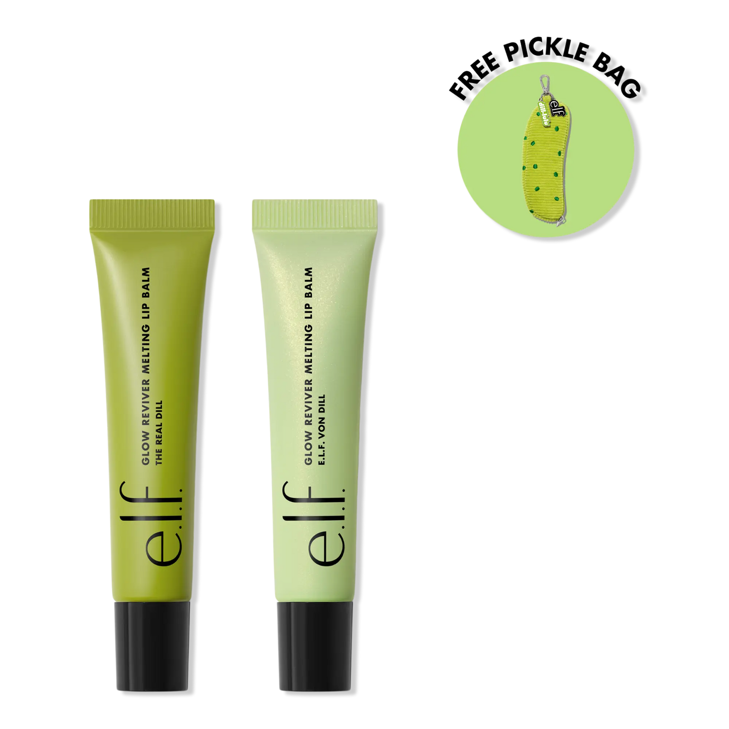 e.l.f. Cosmetics Glow Reviver Melting Lip Balm Pickle Duo