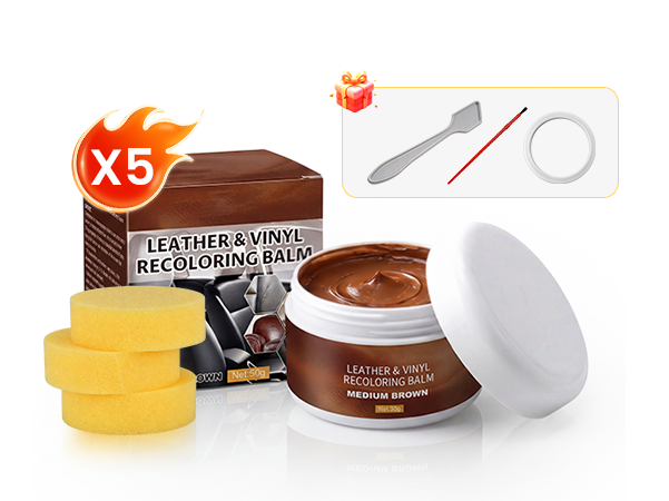 Leather Repair Paste for Scratches, Scuffs and Color Restoration