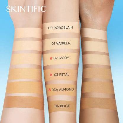Skintific Ultra Cover Powder Foundation - Matte Finish & Oil Control