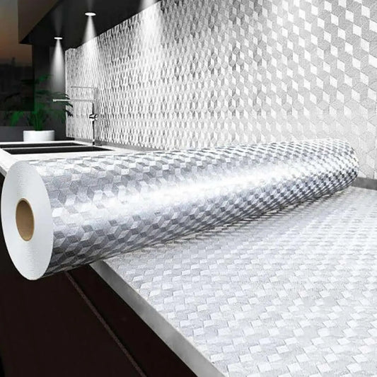Peel & Stick Waterproof Kitchen Countertop Foil Sticker