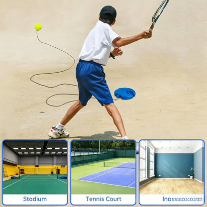Tennis Training Kit 1 Set with 2  Balls & Ropes
