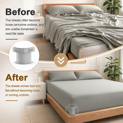 4pc Bed Sheet Holder Strips for Mattress - Secure Fit & No Slipping