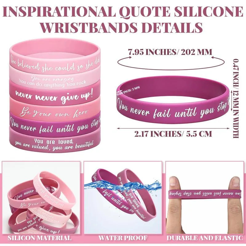 ✝️ 30PCS Bible Verse Bracelets – Christian Faith Wristbands for Church Events, Youth Groups & Sunday School Rewards