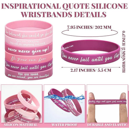✝️ 30PCS Bible Verse Bracelets – Christian Faith Wristbands for Church Events, Youth Groups & Sunday School Rewards