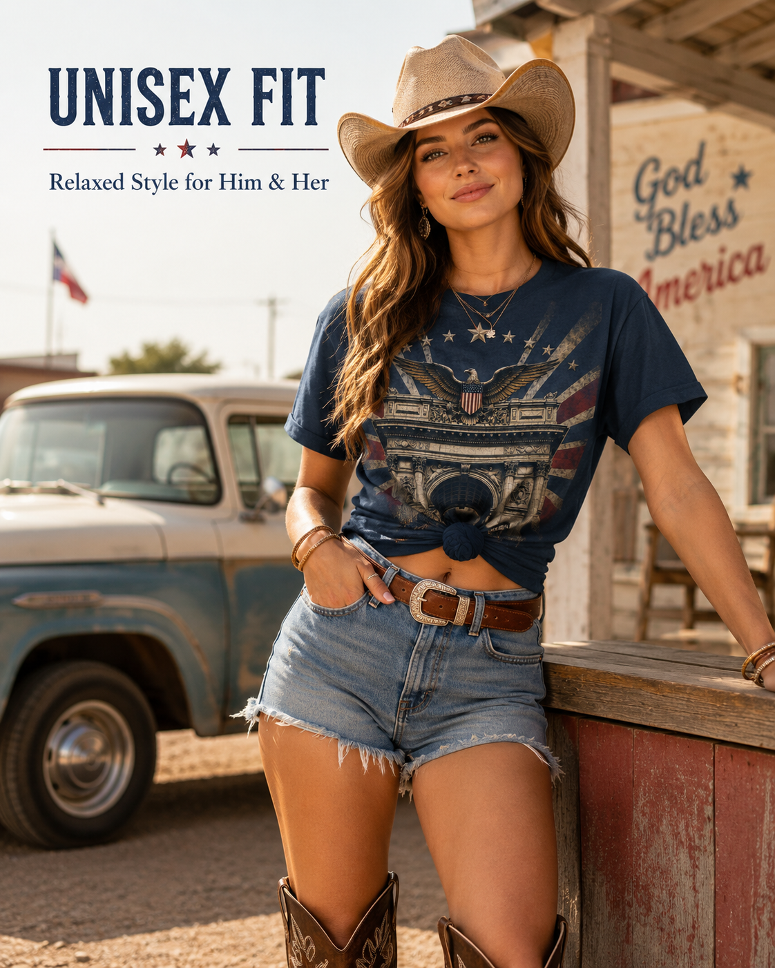 American Victory Arch Graphic T-Shirt