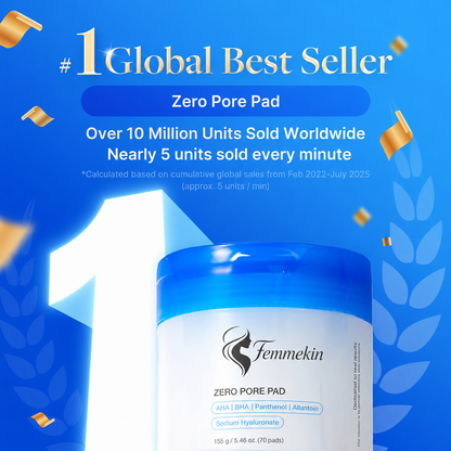 Zero Pore Pads (AHA + BHA) |  Korean No.1 Viral Toner Pads