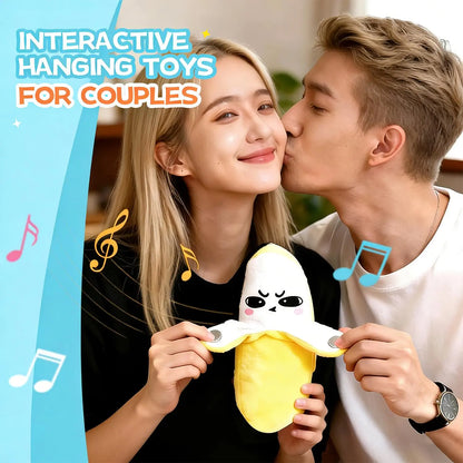 Interactive Music Plush Toy Set – Banana, Strawberry & Carrot Electric Plush Toys for Parent-Child Interaction, Couples & Friends Prank Toy, Valentine’s Day & Easter Party Fun Gift for Kids & Adults stuffed animals cute girly gifts