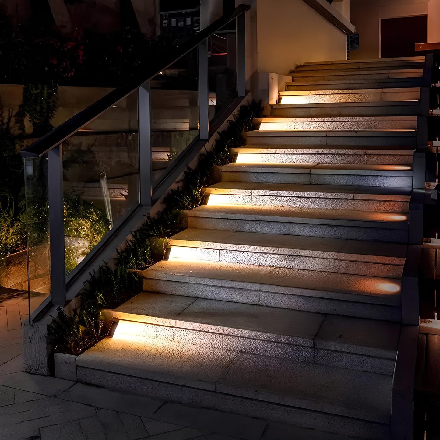 🎅Early Bird Christmas Sale - Solar Powered Stair Lights✨