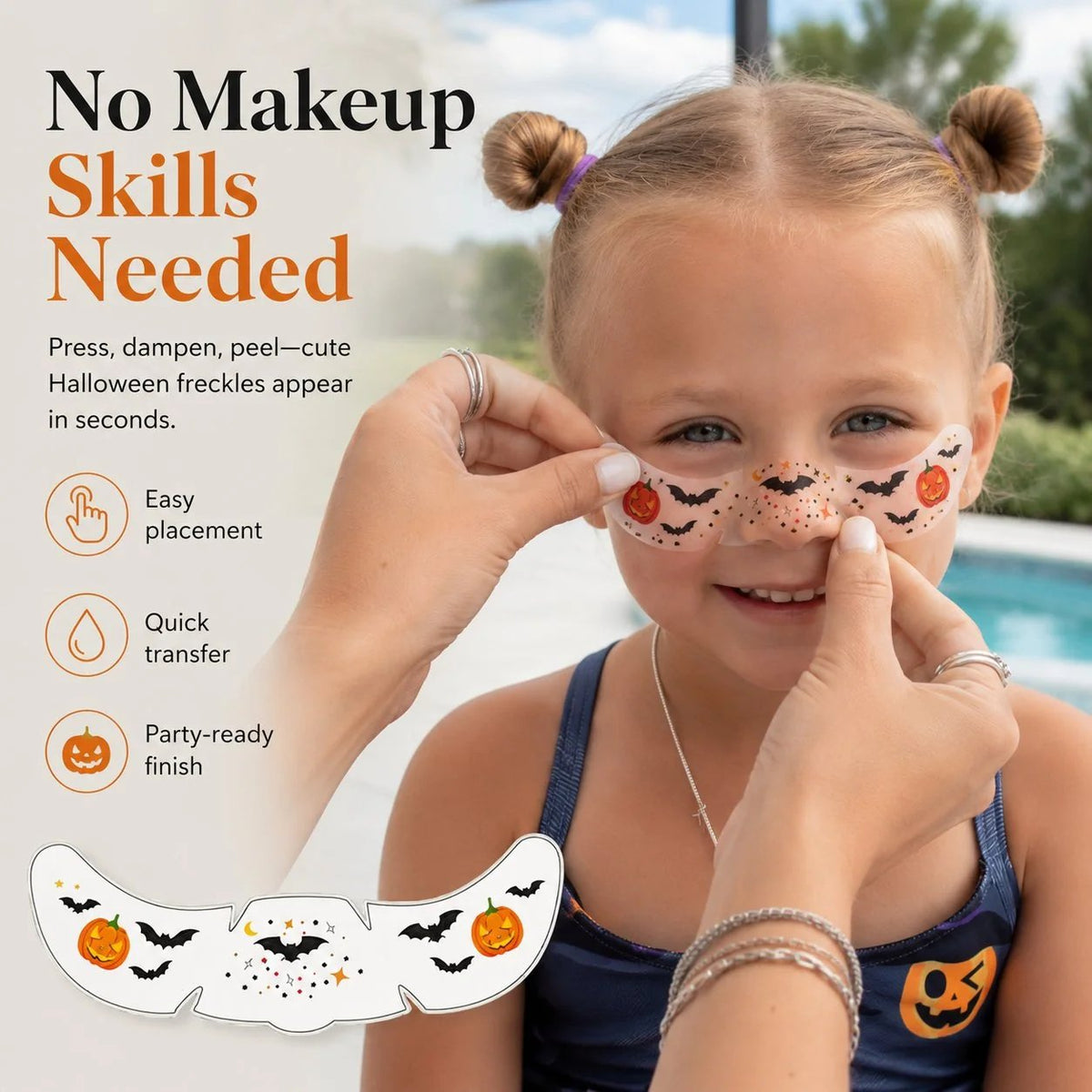 🌸✨Temporary Freckle Face Tattoos – 6 Fun Styles for Every Mood 💫 Festivals, Parties & Daily Looks🎉