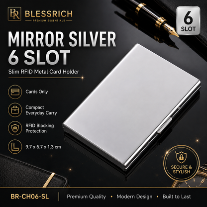 RFID Blocking Metal Card Holder