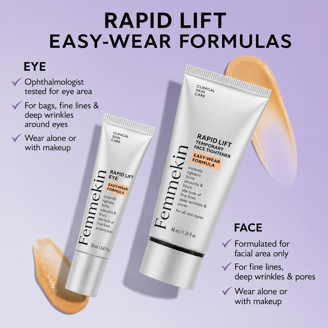 Femmekin Temporary Face Tightener - Anti-Aging Facial Serum