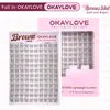 OKAYLOVE Idol Black| Brown Idol Lash Clusters Kit | D Curl Wispy Lash Extension Kit | Lightweight Look Like Real Lashes DIY Eyelash at Home for Natural Makeup Girl Gifts #backtoschool #sohochic