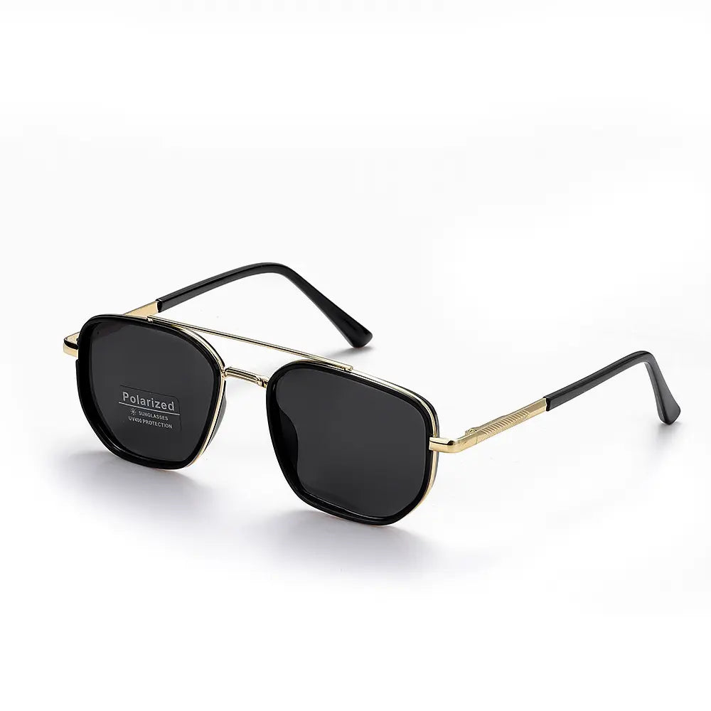 Retro Double Bridge Sunglasses Lightweight UV Protection Travel Style Gift Unisex