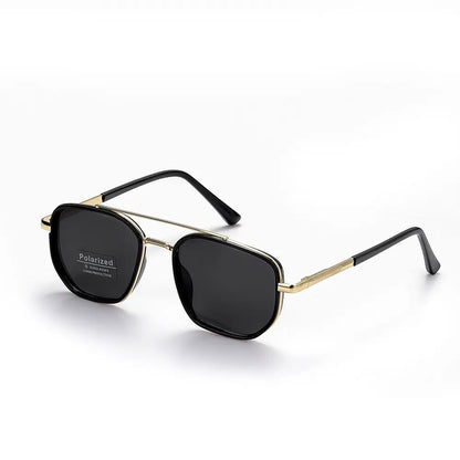 Retro Double Bridge Sunglasses Lightweight UV Protection Travel Style Gift Unisex