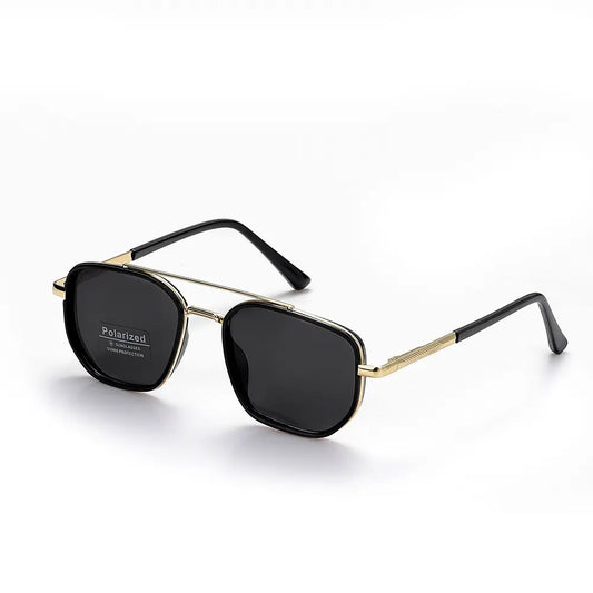 Retro Double Bridge Sunglasses Lightweight UV Protection Travel Style Gift Unisex