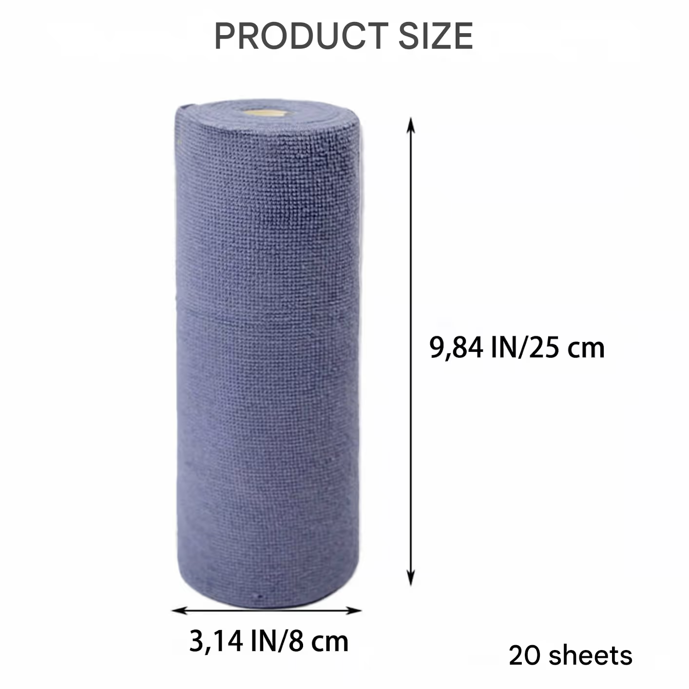 ⏰Tear-off cloth, washable and scratch-free cloths
