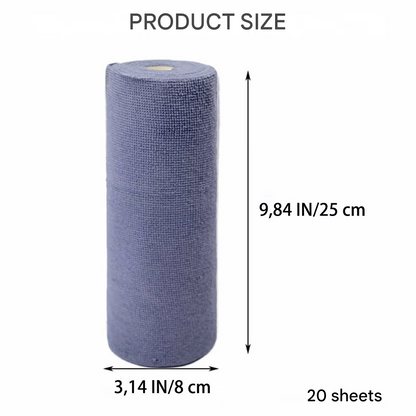⏰Tear-off cloth, washable and scratch-free cloths