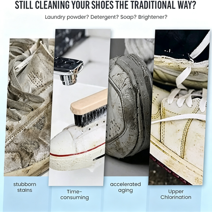 White Shoe Cleaning Cream for Sneakers and Shoes