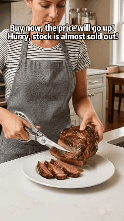✂️ LIMITED TIME 50% OFF! ⚡ Heavy-Duty Multifunction Kitchen Shears – 4-in-1 Tool with Fish Scaler, Bottle Opener & Safety Lock 🔪