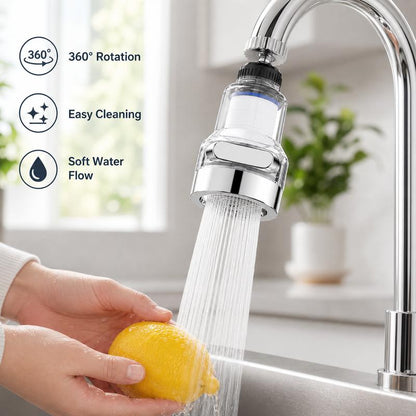 360° Rotating Faucet Filter Extender with 3 Water Modes