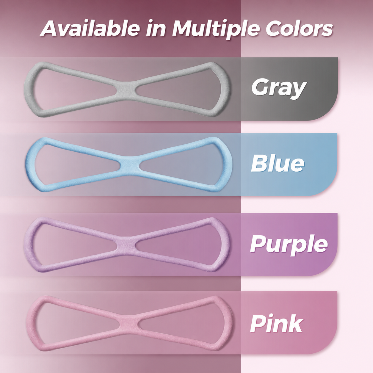 Femmekin Resistance Bands - Figure 8 TPE Exercise Bands for Women