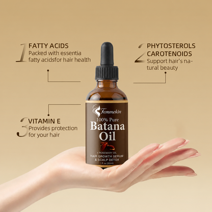 Femmekin Organic Batana Oil with Rosemary for Stronger Hair