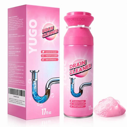 Foaming Drain Cleaner for Kitchen and Bathroom Drains - Safe, Effective & Deodorizing