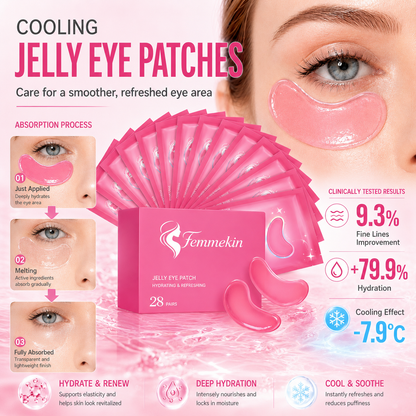 Femmekin PDRN Pink Collagen Jelly Eye Mask