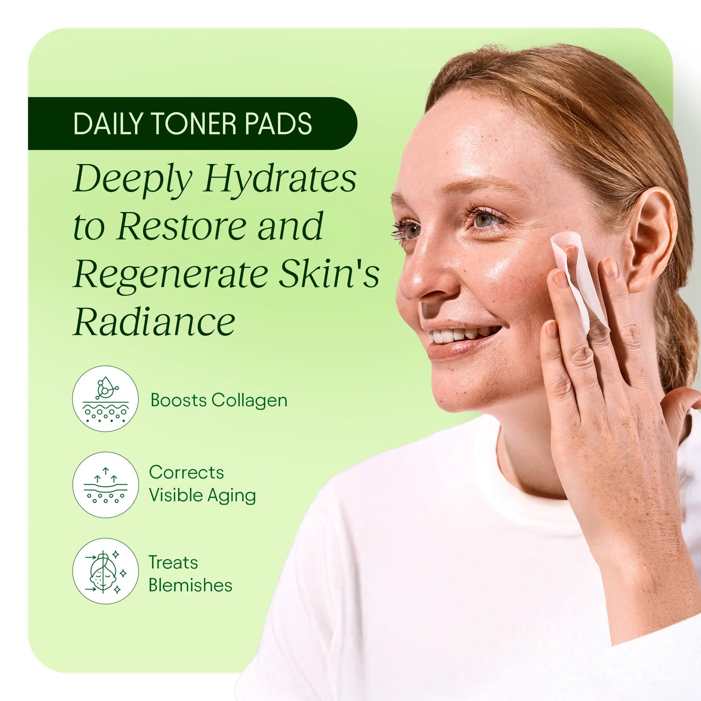 Skincare Anti-Aging, Dark Spot & Wrinkle Minimizing Toner Pads – 100 Pads