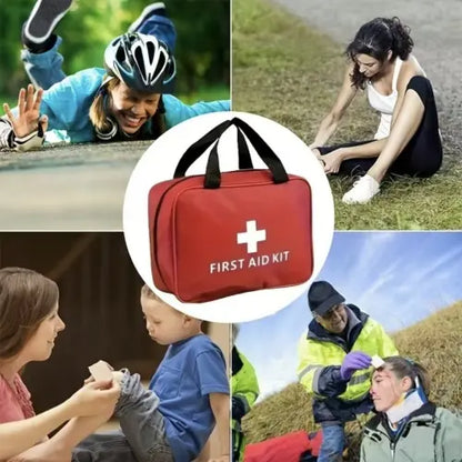 160-Piece Waterproof Portable Trauma First Aid Kit for Home, Car, Travel & Outdoor Safety 🩹