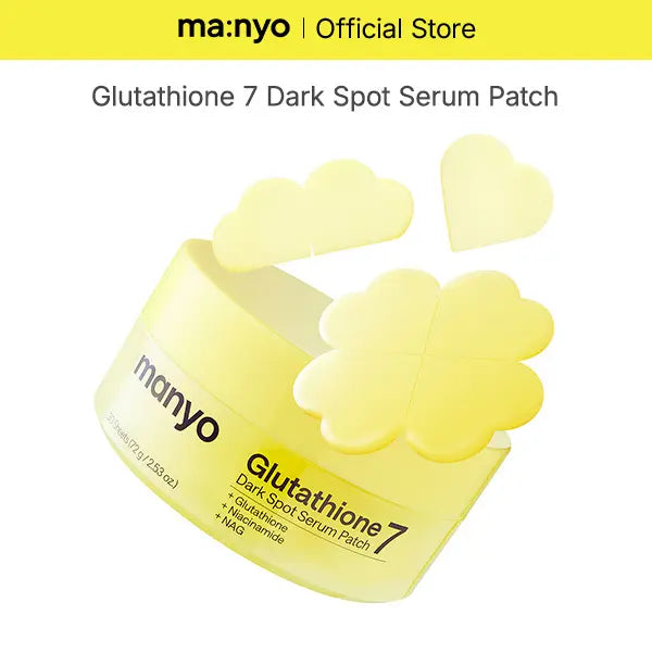 [ma:nyo] Glutathione 7 Dark Spot Serum Patch — Brightening Hydrogel Spot Patch for Face, Dark Spot Care, Hyperpigmentation & Tone Correction, Korean Skin Care(1 Pack / 2 Pack Available)