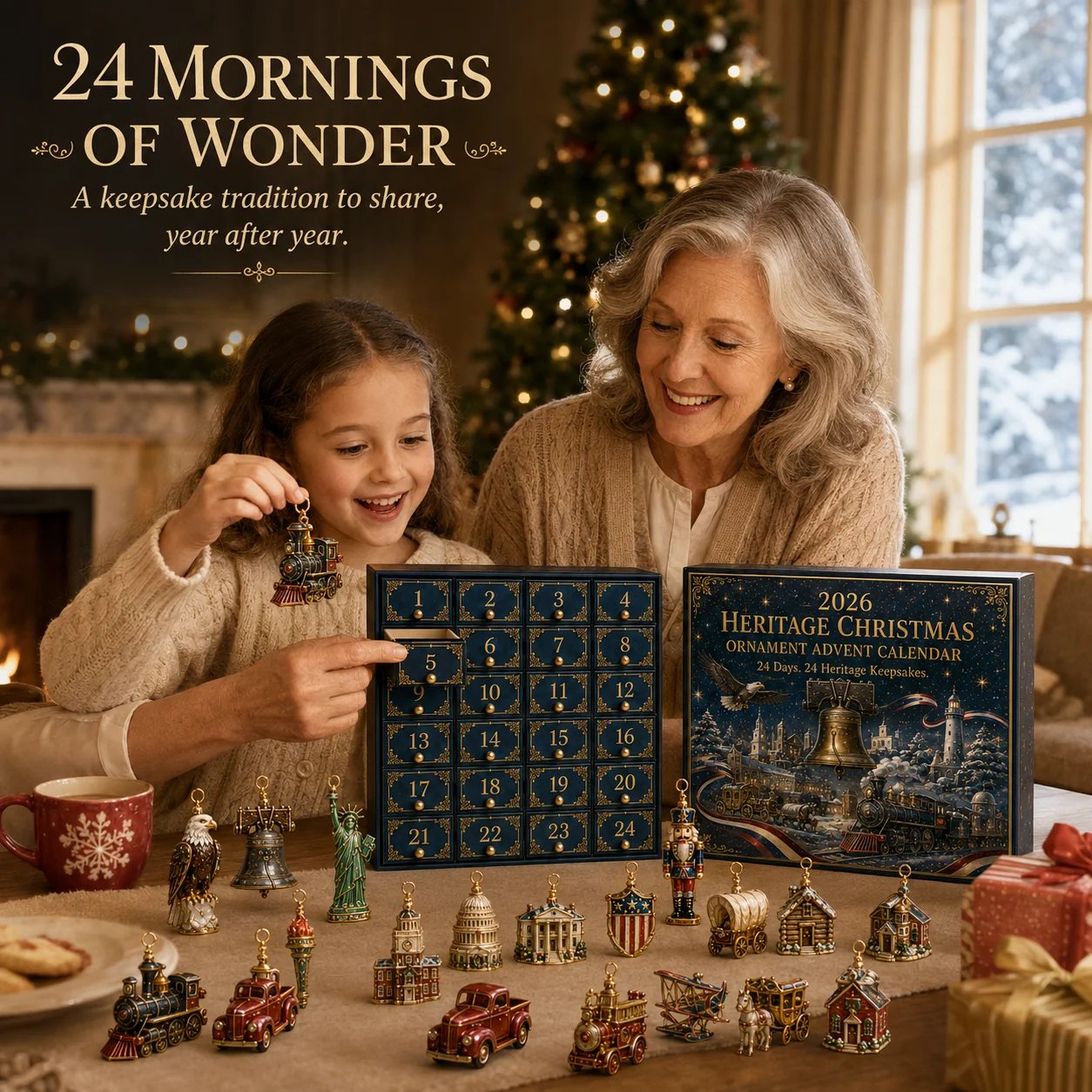 America 250th Anniversary Heritage Christmas Advent Calendar
