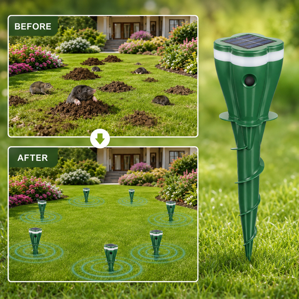 Waterproof Solar Rodent Repeller - Buy more save more