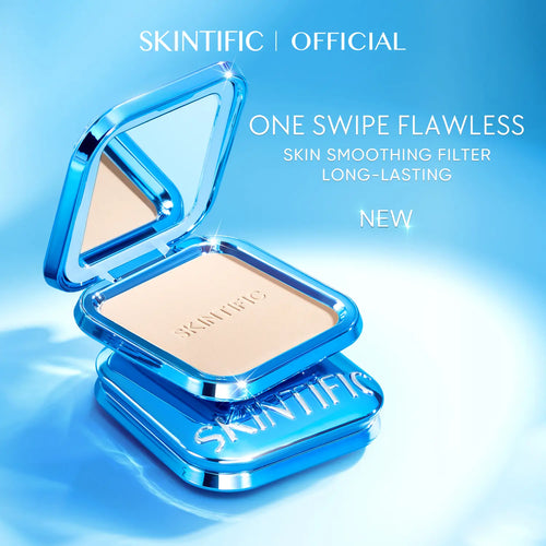 Skintific Ultra Cover Powder Foundation - Matte Finish & Oil Control
