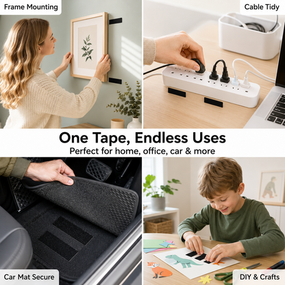 Heavy Duty Waterproof Double Sided Hook and Loop Strips