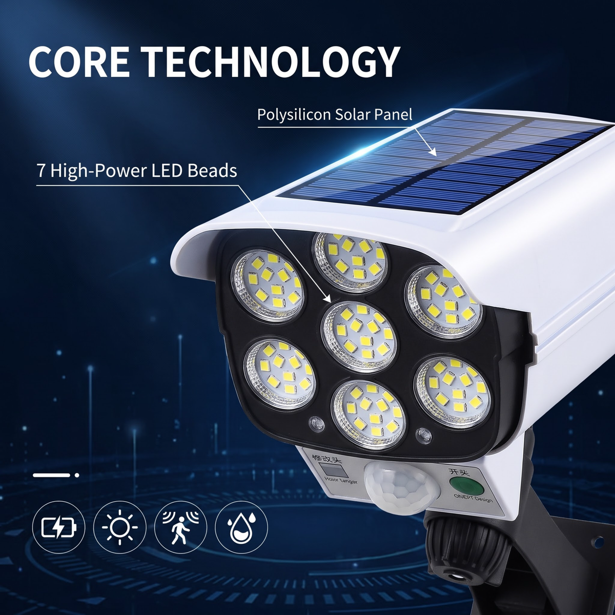 📢📢LIMITED-TIME 50% OFF!⚡Simulated security camera with LED solar light