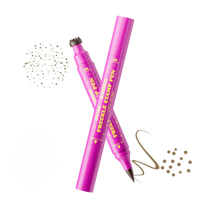 Waterproof Freckles Pen: Faux Freckle Stamp and Fine Tip Eyeliner for Realistic, Long-Lasting Freckles and Effortless Makeup, Perfect for Daily Wear and Cosplay,back to school