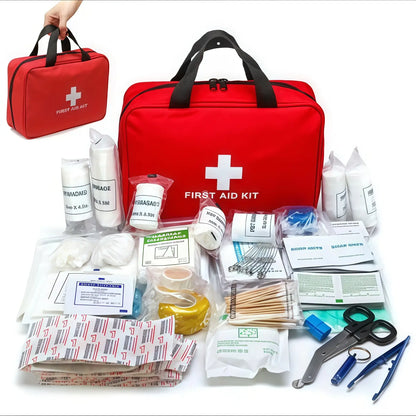 160-Piece Waterproof Portable Trauma First Aid Kit for Home, Car, Travel & Outdoor Safety 🩹