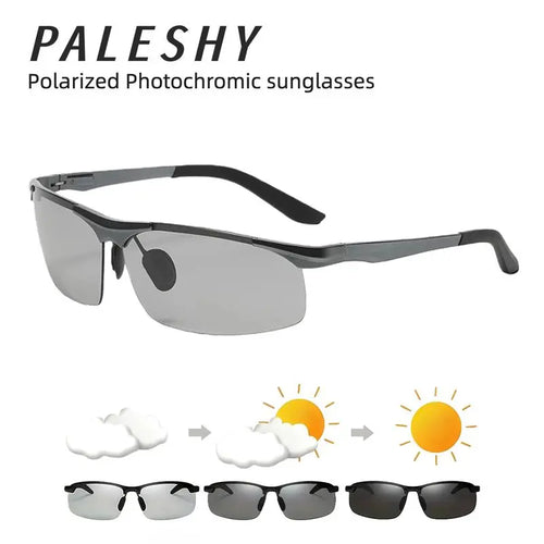 Paleshy Polarized Sunglasses for Men & Women, Classic Rectangular Lightweight Frames with Strong Metal Hinges, HD TAC UV-Resistant Lenses for Outdoor Activities, Sunglasses For Women
