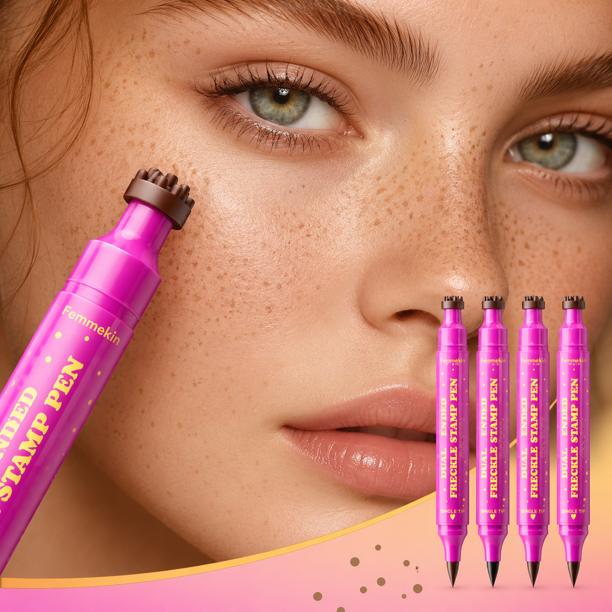 3-in-1 Dual-Ended Waterproof Freckles Pen