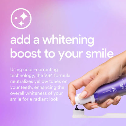 Purple Tooth Colour Corrector for Temporary Stain Concealing and Brightening