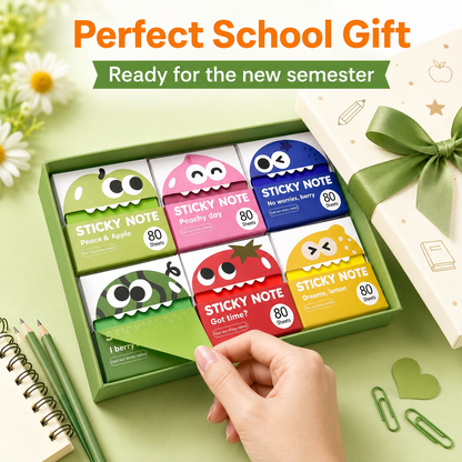 Reusable Transparent Pull-Out Sticky Notes with Strong Adhesion – 80 Sheets