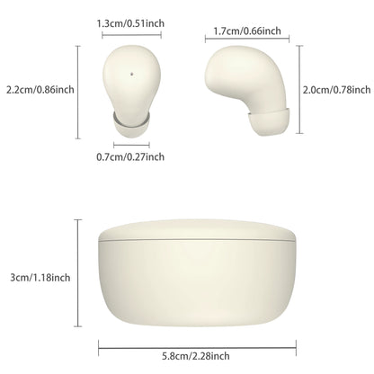 Mini Invisible Bluetooth 5.4 Wireless Earbuds for Sleep