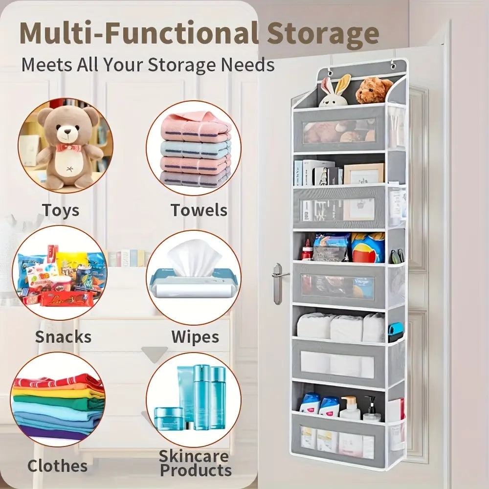 5 Tier Over The Door Hanging Storage Organizer