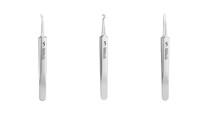 Femmekin 3-Piece Precision Blackhead Tweezer Set